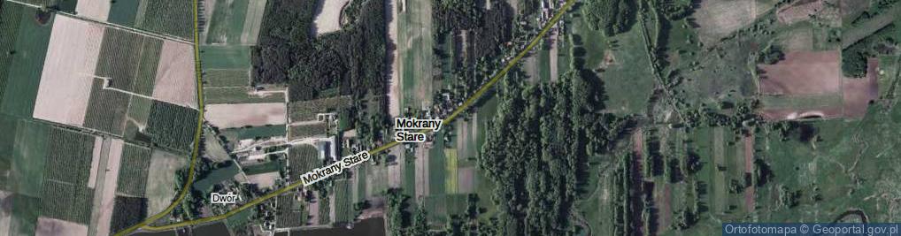 Zdjęcie satelitarne Mokrany Stare ul.